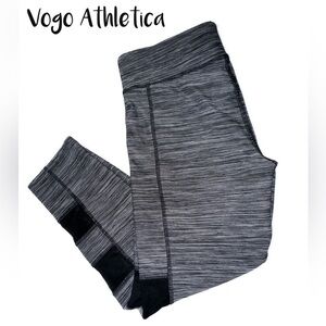 VOGO Athletica Gray and Black Leggings